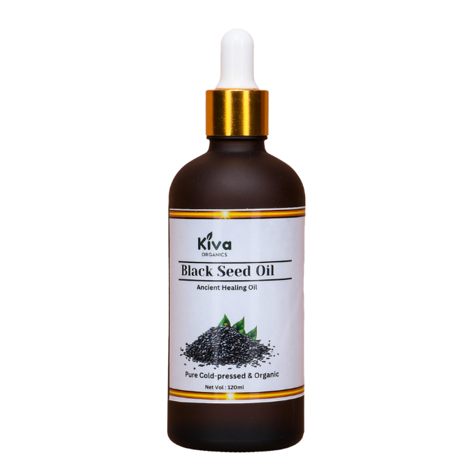 Black Seed Oil (Pure Cold-Pressed & Organic) – Ancient Healing Oil for Immunity, Digestion, Skin & Hair | 120ml