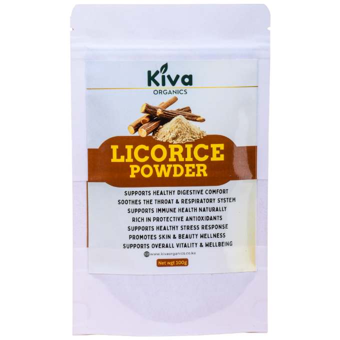 Licorice Root Powder – Digestive, Throat & Immune Support Herbal Superfood | Natural Wellness Supplement (100g)