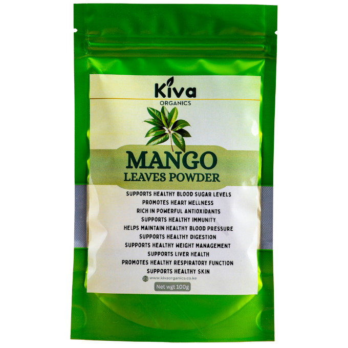 Mango Leaves Powder | Premium Natural Herbal Supplement for Healthy Blood Sugar, Heart Health, Immunity & Antioxidant Support (100g)