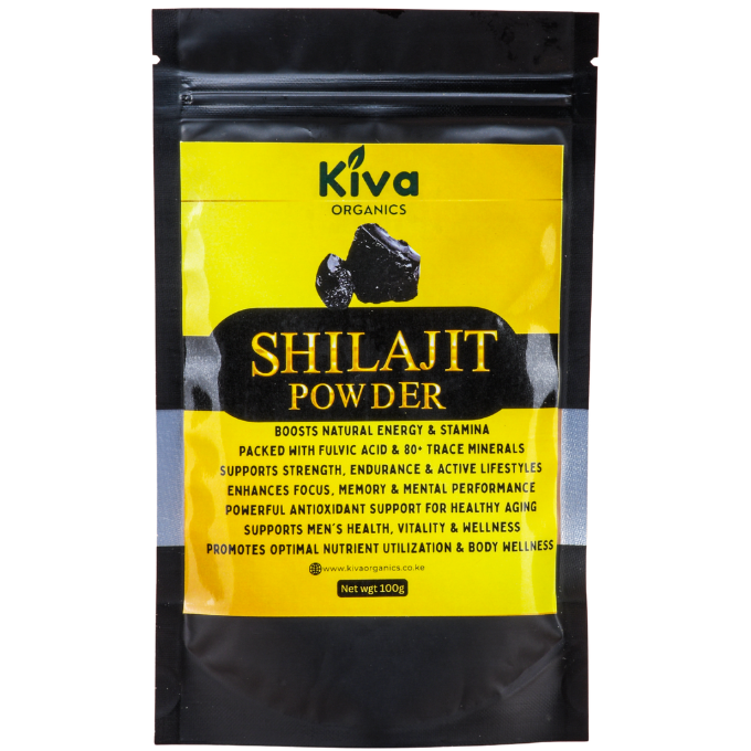 Shilajit Powder – Fulvic Acid & Trace Mineral Superfood for Energy, Stamina & Vitality (100g)