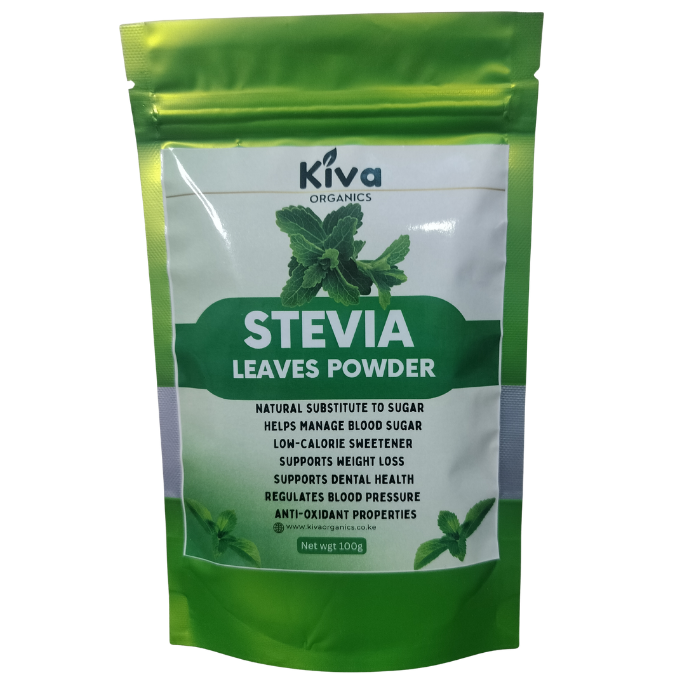 Stevia Leaves Powder – Natural Sugar Substitute for Weight Management & Blood Sugar Support (100g)