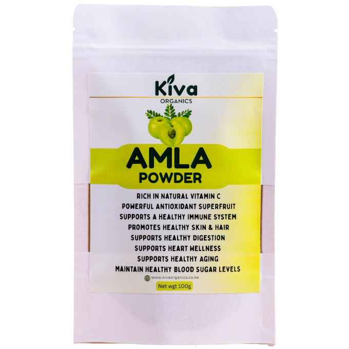 Amla Powder – Premium Organic Indian Gooseberry Superfood | Rich in Natural Vitamin C & Antioxidants (100g)
