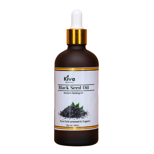 Black Seed Oil (Pure Cold-Pressed & Organic) – Ancient Healing Oil for Immunity, Digestion, Skin & Hair | 120ml