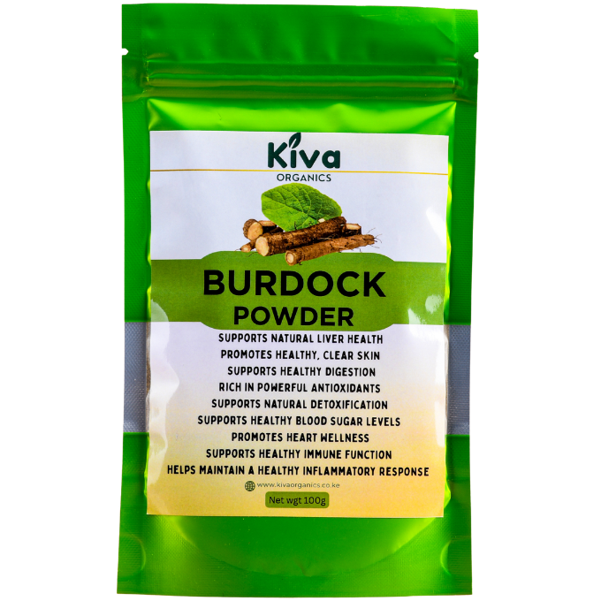 Burdock Powder – Premium Natural Liver, Skin & Digestive Support | Rich in Antioxidants | 100% Pure Herbal Powder (100g)