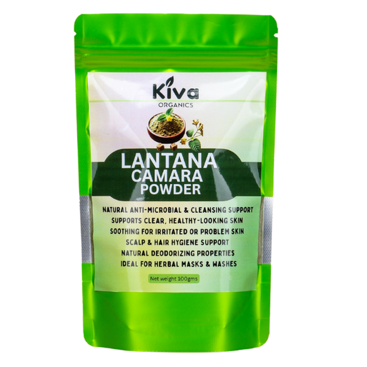 Lantana Camara Powder for Skin & Scalp – Natural Cleansing & Herbal Mask Support | Kiva Organics 100gms