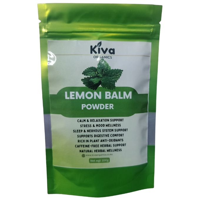 Lemon Balm Powder for Calm, Stress Relief, Sleep Support & Digestive Wellness | Natural Herbal Relaxation Powder (100g)