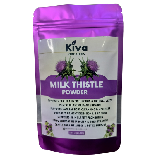 Milk Thistle Powder for Liver Health, Detox & Antioxidant Support – Natural Herbal Cleanse (100g)