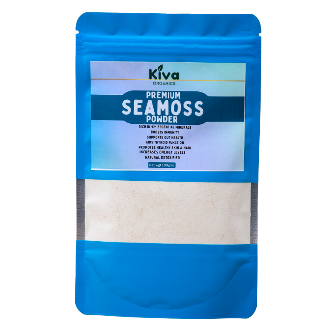 Kiva Organics SeaMoss Powder – 92 Mineral Superfood