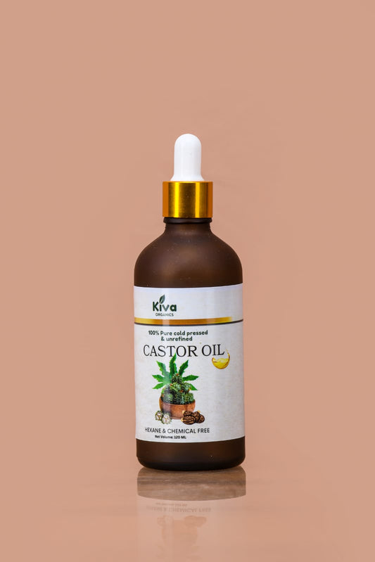 Pure Organic Cold-Pressed Castor Oil – 120ml